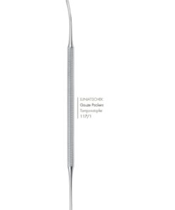 117-1 Luniatscheck Gauze Packer / octagonal handle