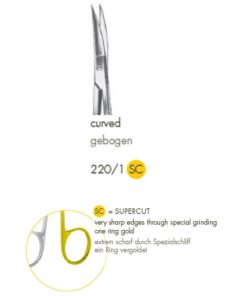 220-1SC Kelly Gum Scissors 16cm cvd. SC