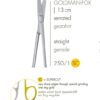 250-1SC Goldman-Fox Gum Scissors straight 13cm serr. SC