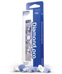 FGM - Diamond Pro 12mm Sandpaper (G, M, F, XF) 56Disks-14Each+Mandril