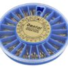 Screw Post Stainless Steel-Gold Plated 120 pcs/box